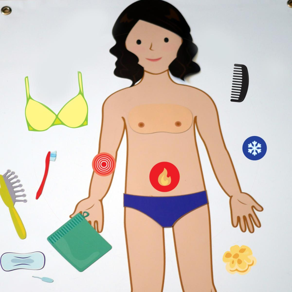 Un schéma du corps humain 