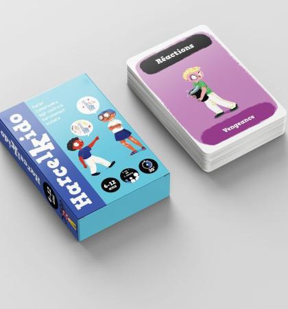 Jeu de cartes pour agir et prévenir contre le harcèlement scolaire - Séance d'empathie - HarcelKido - à partir de 6 ans