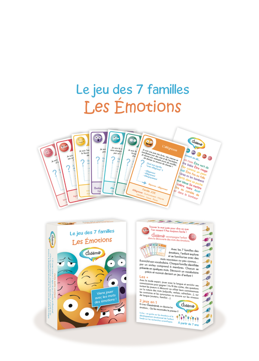 Les émotions - le jeu des 7 familles | POPAIA