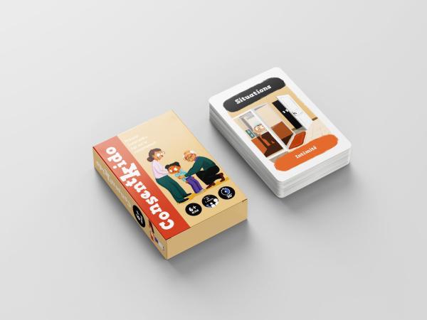 Jeu de cartes pour parler, comprendre et faire respecter le consentement - ConsentKido - à partir de 6 ans